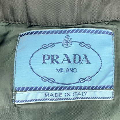 Prada - Nylon Double Breasted Coat - Black - Women's