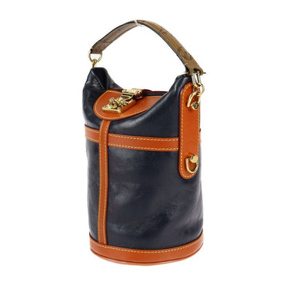 Louis Vuitton Duffle Bag Handbag M53842 Leather Monogram Reverse Navy Brown
