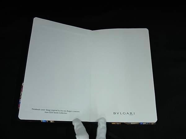Bvlgari Bvlgari Canvas Butterfly Notebook Notepad Stationery Black Fl9566