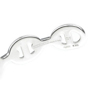 Hermes Chaine D'ancre Bangle Anchene ST Ag925 Silver - Women's Accessori