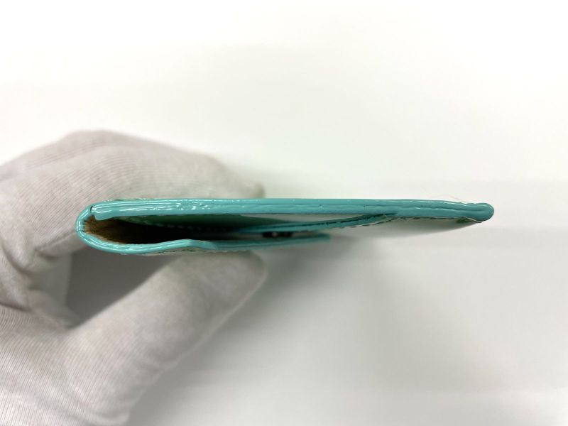 Tiffany & Co Patent Leather Card Case Business Card Holder Card Holder Tiffany