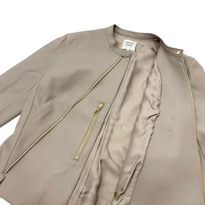 Hermes Outer Deerskin Grey Jacket Blouson