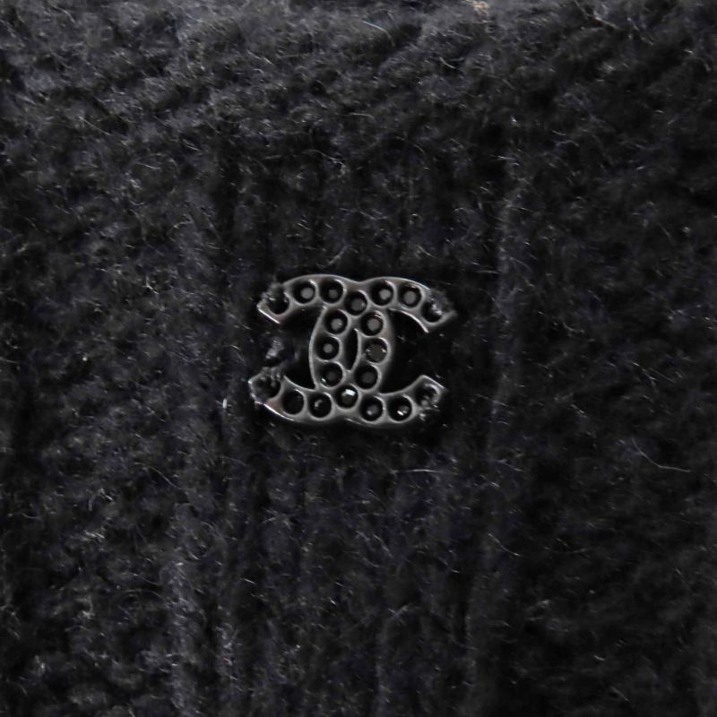 CHANEL Vintage 04A P23861 Cashmere Sleeveless Knit Dress With