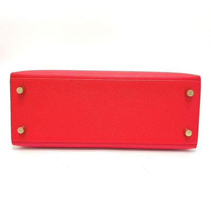 Hermes Handbag Kelly 25 Outer Stitch Vaux Epson Rouge Radieux Gold Hardware Red