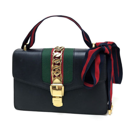 Gucci Sherry Line Sylvie Small Ribbon Shoulder Bag