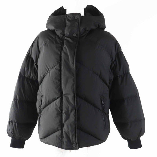 Hermes 2024 4h0178dr Crudo Cell Patch Hooded Down Jacket Black 34 With Hangers