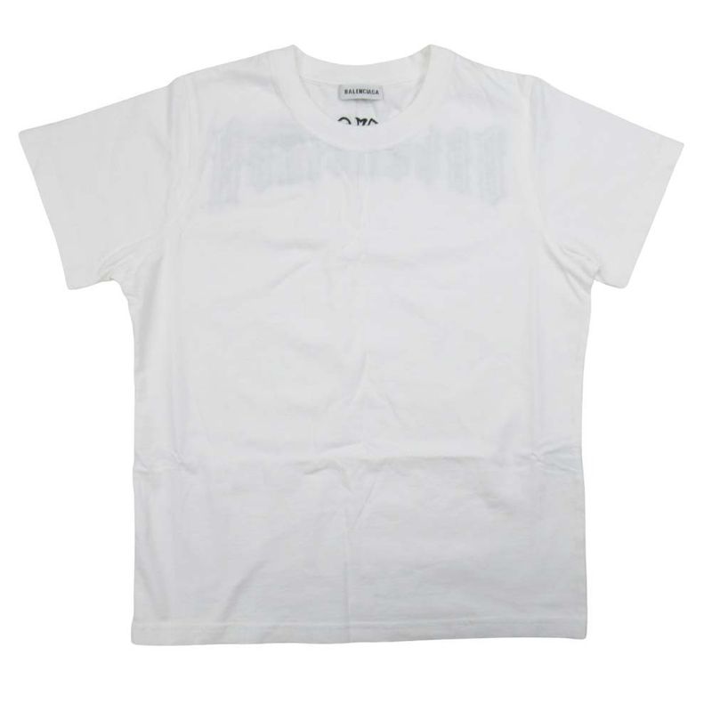 19ss Balenciaga Tattoo LOGO T-shirt Tattoo Logo Back Embroidery Short Sleeve