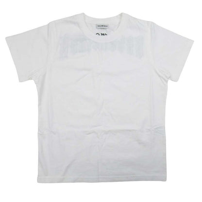 19ss Balenciaga Tattoo LOGO T-shirt Tattoo Logo Back Embroidery Short Sleeve