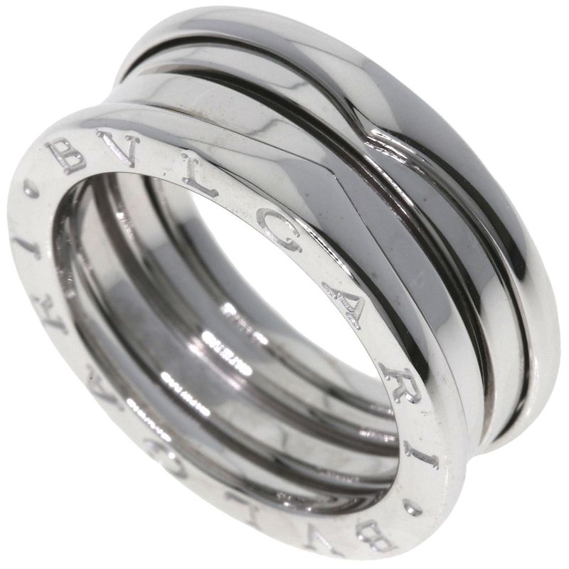 Bvlgari B-zero1 Bee Zero One 2 Band #54 Ring / Ring 18K White Gold Ladies
