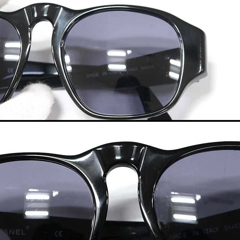 Chanel Sunglasses 01452 94305 Coco Mark Black