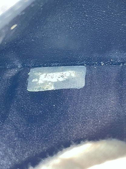 Chanel Coco Mark W Hook Lambskin Bifold Compact Wallet Black Made In France