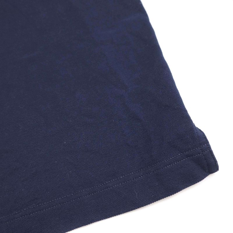 Hermes H Pocket Crew Neck T-Shirt Navy M