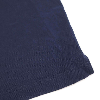 Hermes H Pocket Crew Neck T-Shirt Navy M