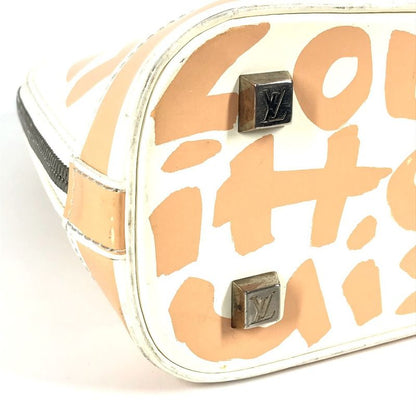 Louis Vuitton Handbag Alma MM M92180 Leather Beige