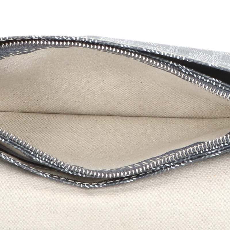 Goyard Pochette Prume PVC Coated Canvas Pouch Wallet Shoulder Bag Men's