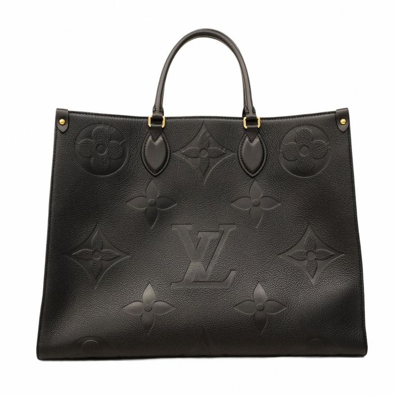 Louis Vuitton Tote Monogram/empreinte On The Go GM M44925 Noir Black 2way Bag
