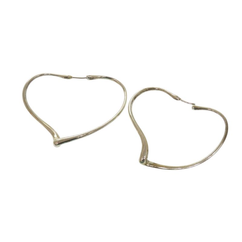 Tiffany & Co Open Heart 925 Silver Earrings Accessories 0973 Tiffany & Co
