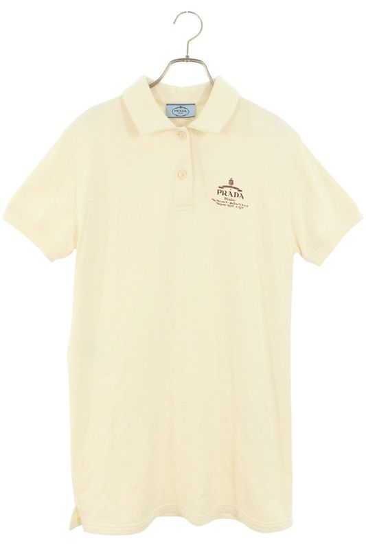 Prada 133311 Logo Print Fleece Short Dress Women's S