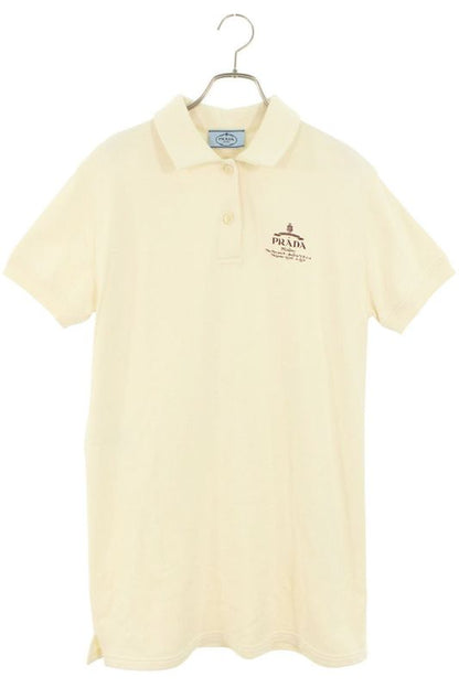 Prada 133311 Logo Print Fleece Short Dress Women's S