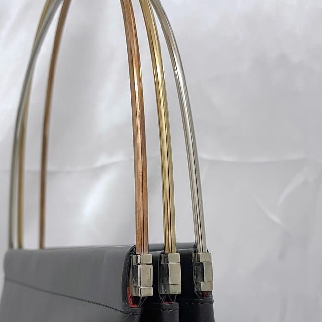 Cartier Tote Bag Black Trinity Excellent Condition Preowned Leather