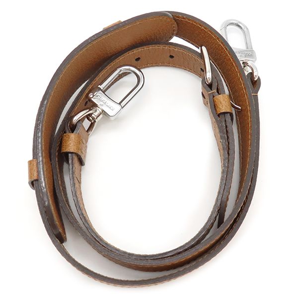 Louis Vuitton 2way Bag Samara Reporter Samara Leather Brown Silver Hardware