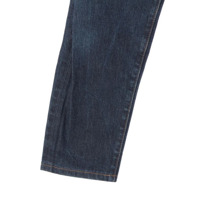 Saint Laurent 20 Years Button Fly Tapered Denim Pants Jeans 644024 Indigo Blue