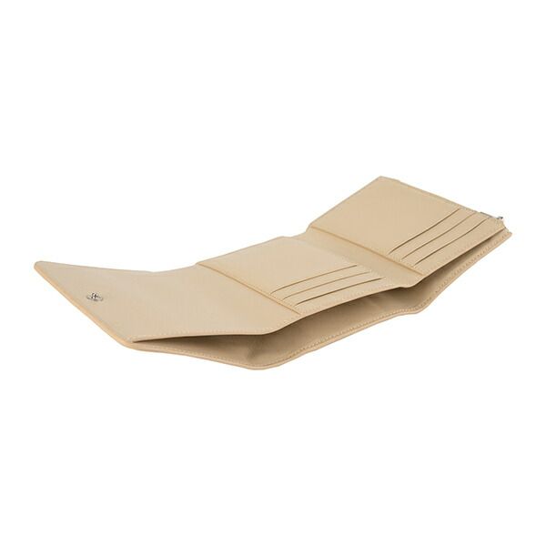 Balenciaga Trifold Wallet Cache Beige