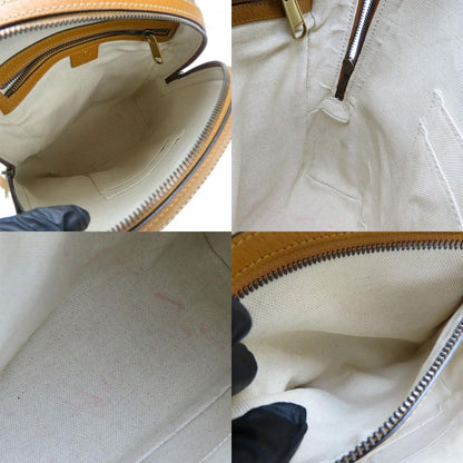 Gucci Backpack Daypack Small Backpack 552884 GG Supreme Canvas Brown Camel Gold