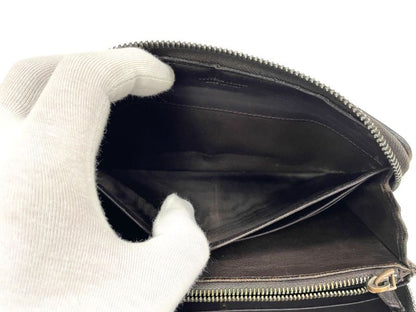 Bottega Veneta Intrecciato Leather Round Zipper Long Wallet Long Wallet