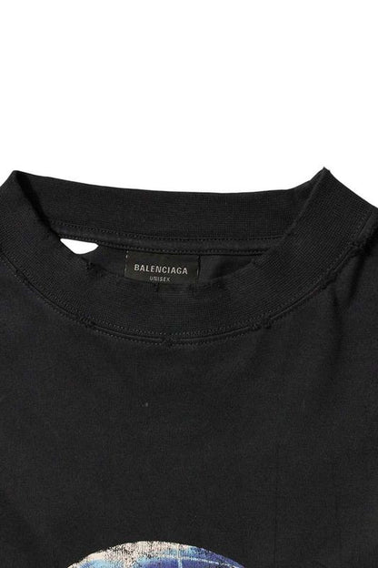 Balenciaga 787349 Trvc9 Planet Earth Oversized T-shirt Men's 2