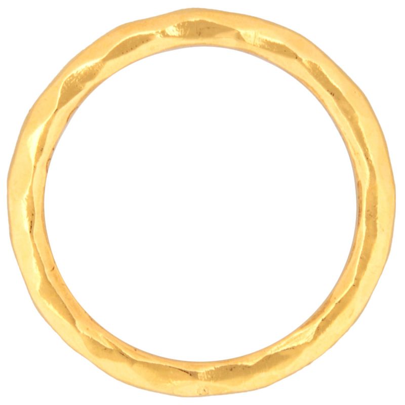 Tiffany & Co Tiffany & Co Hammered Ring Approx Size 7 18K Yellow Gold 21g Gold