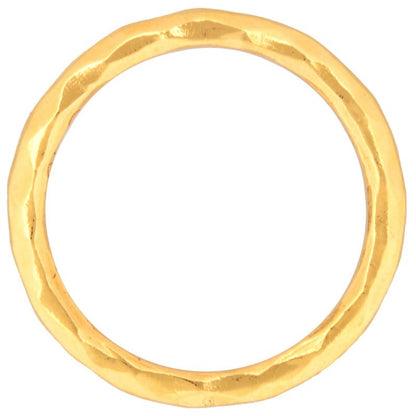 Tiffany & Co Tiffany & Co Hammered Ring Approx Size 7 18K Yellow Gold 21g Gold
