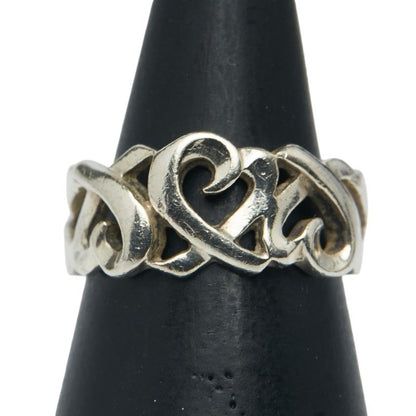 Tiffany & Co Triple Rubbing Heart Sv925 Silver Ladies Tiffany & Co
