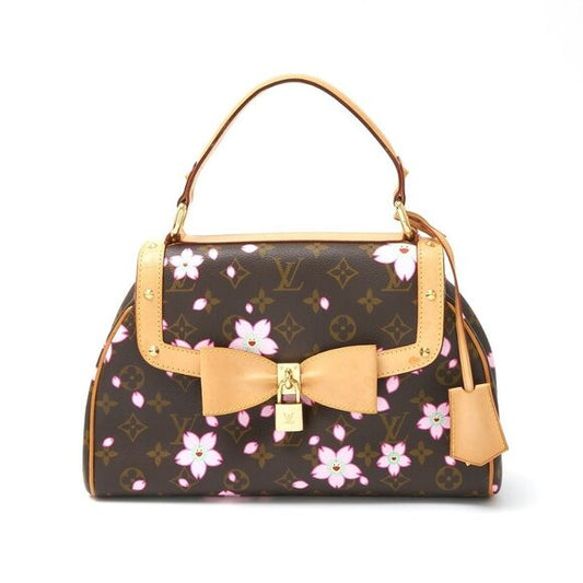 LOUIS VUITTON Monogram Cherry Blossom Sac Retro PM Handbag Takashi Murakami Tote