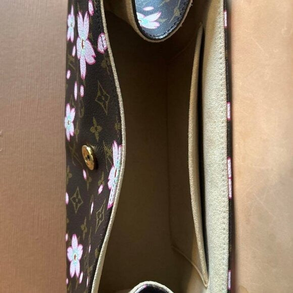 LOUIS VUITTON Monogram Cherry Blossom Sac Retro PM Handbag Takashi Murakami Tote