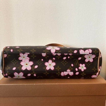 LOUIS VUITTON Monogram Cherry Blossom Sac Retro PM Handbag Takashi Murakami Tote