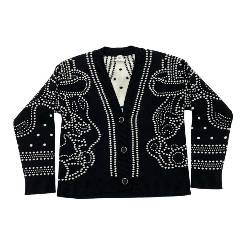 Hermes Top Cashmere Cotton Black White Brid De Gala Embroidery