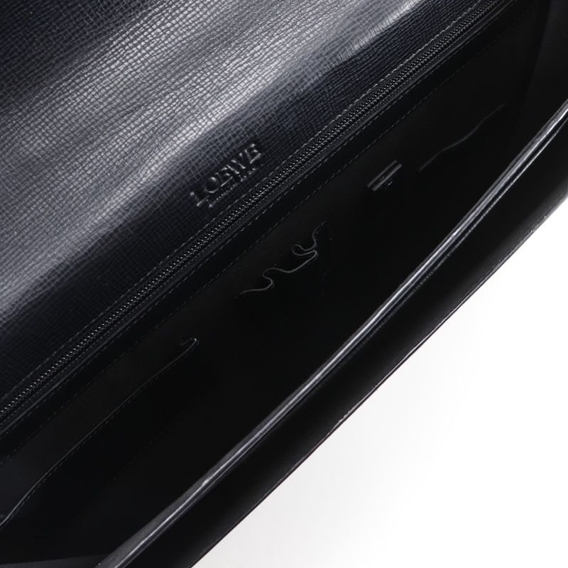 Loewe Anagram Vintage Calf Black Men's Business Bag