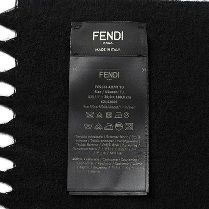 Fendi Scarf/stole FF Logo Nero