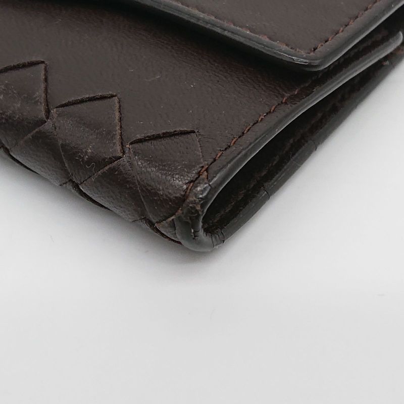 Bottega Veneta Key Case Brown 6ring With Box