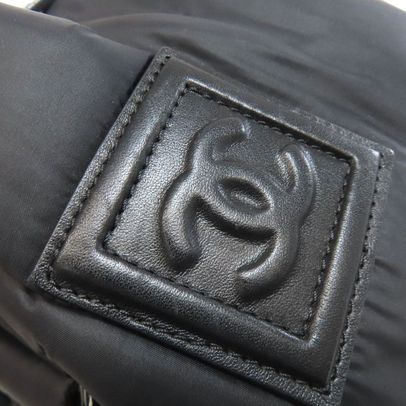 Chanel Coco Cocoon Silver Hardware Backpack Daypack Nylon Women