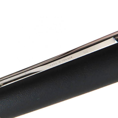 Cartier Santos Twist Ballpoint Pen Matte Black Silver With Box And Case Made