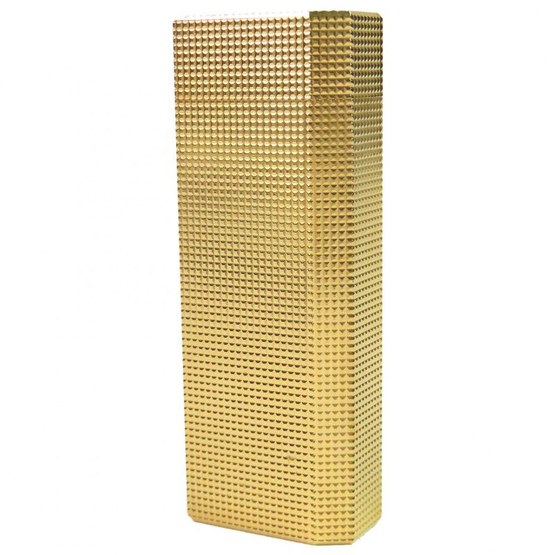 Cartier Pentagonal Roller Gas Cigarette Lighter Gold Men's Confirmed Ignition