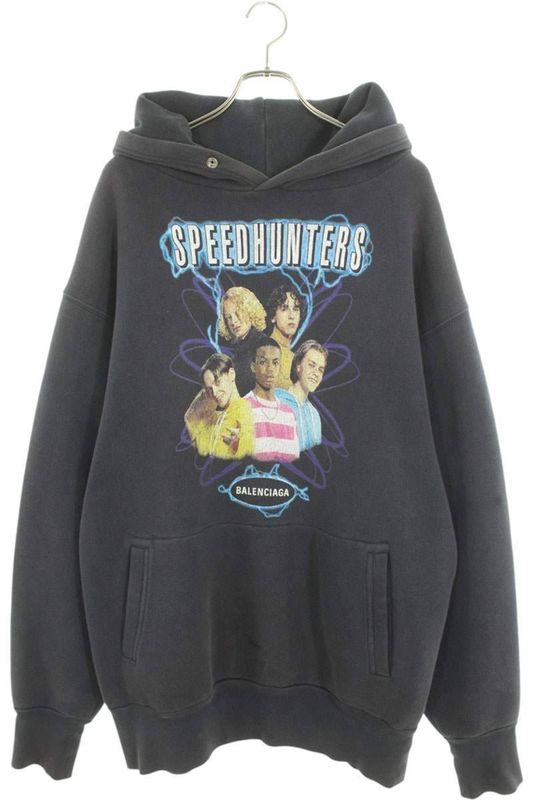 Balenciaga 541707 Tcv37 Speedhunters Pullover Hoodie Men's L