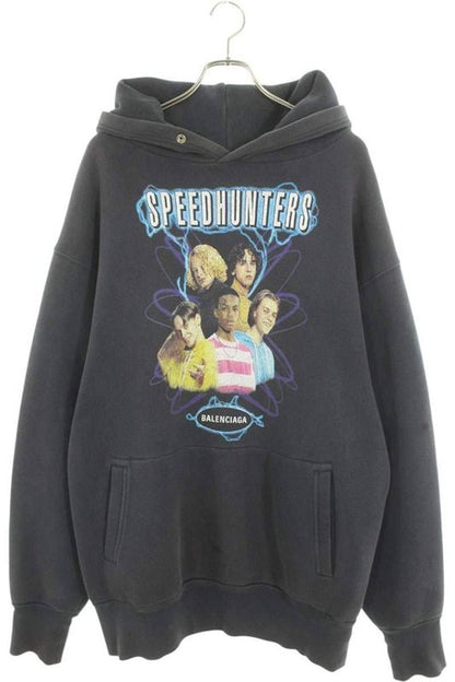 Balenciaga 541707 Tcv37 Speedhunters Pullover Hoodie Men's L