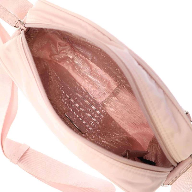 Prada Re-Nylon Nylon Shoulder Bag Pink