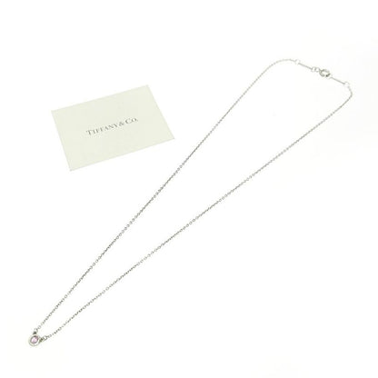 Tiffany & Co Tiffany & Co Silver Pink Sapphire by-the-Yard Necklace 1.6g 925
