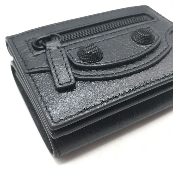 Balenciaga le City Mini Wallet Black Not Released in Japan