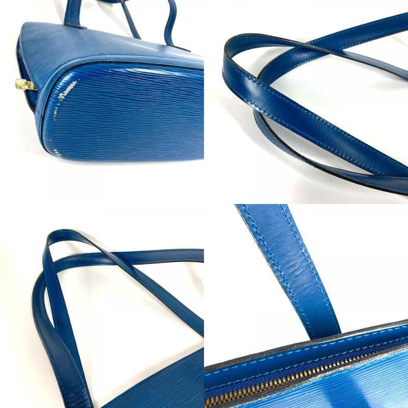 Louis Vuitton Shoulder Bag Le Sac M52285 Epi Leather Toledo Blue