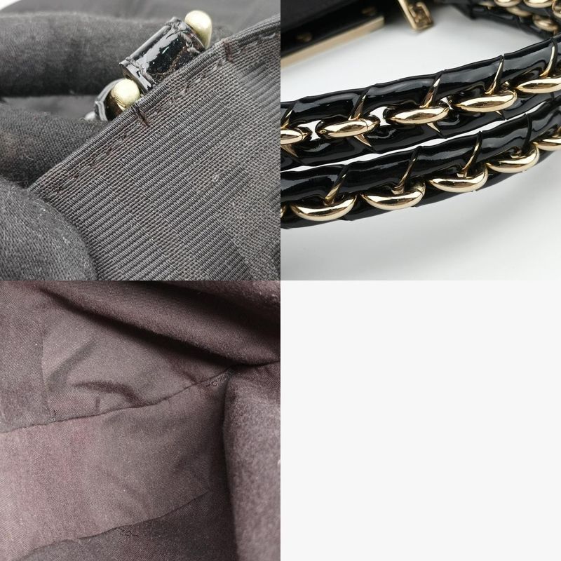 Fendi Mia Black PVC Coated Canvas 8br616 2415-8br616-dmp-109